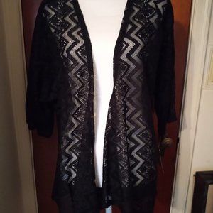 LuLaRoe lace cardigan